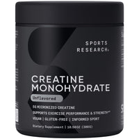 Thumbnail for Sports Research® Whey Protein & Creatine Monohydrate the Dynamic Duo for Lean Muscle Building, Performance, Strength & Workout Recovery and Triple Strength Omega 3 Packed with EPA & DHA Fatty Acids