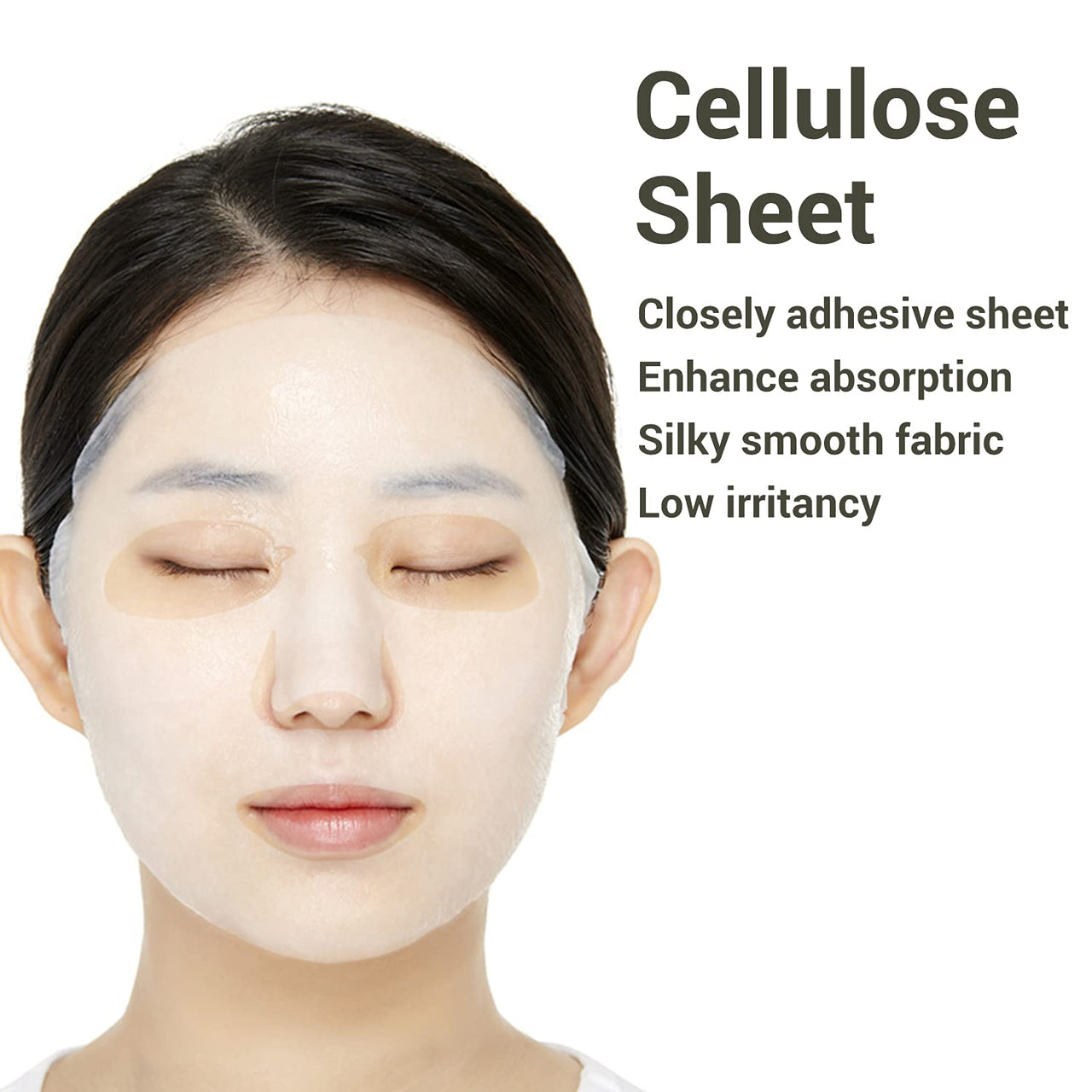 Mediheal Double Calming Water Mask, Pack of 15 - Calming Face Mask Sheet with Centella Asiatica and Artemisia Extract, Relieves Sensitive and Redness Skin, Silky Smooth Cellulose Sheet