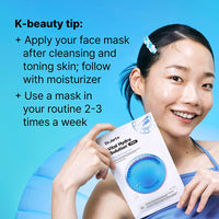 Thumbnail for Dr.Jart+ Dermask Vital Hydra Solution Glow Korean Face Mask with Hyaluronic Acid for Glass Skin | Sheet Mask | Korean Skin Care | Travel Size, 1 Pack