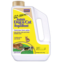 Thumbnail for Bonide Go Away! Rabbit, Dog, & Cat Repellent Granules, 3 lbs Ready-to-Use, Keep Dogs off Lawn, Garden, Mulch & Flower Beds