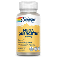 Thumbnail for SOLARAY Mega Quercetin with Bromelain, Vitamin C and Bioflavonoids - Antioxidant and Immune Support Supplement, Hearth Health and Blood Pressure Support - Vegan, 60-Day Guarantee, 60 Serv, 60 VegCaps