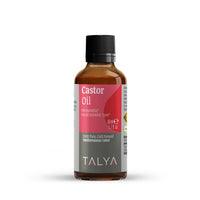 Thumbnail for TALYA Castor Oil 1.7 oz (50 ml) - Cold Pressed - Boost Hair Growth - Growth for Eyelashes, Eyebrows - Moisturizing Massage Oil for Aromatherapy - Vegetarian, Non-GMO, Gluten Free