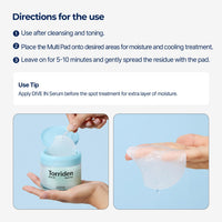 Thumbnail for Torriden DIVE IN Multi Pad (80 pads) | Serum infused Facial Pads for Cooling, Soothing, Hydrating Spot Masking | Hyaluronic Acid, Panthenol, Allantoin