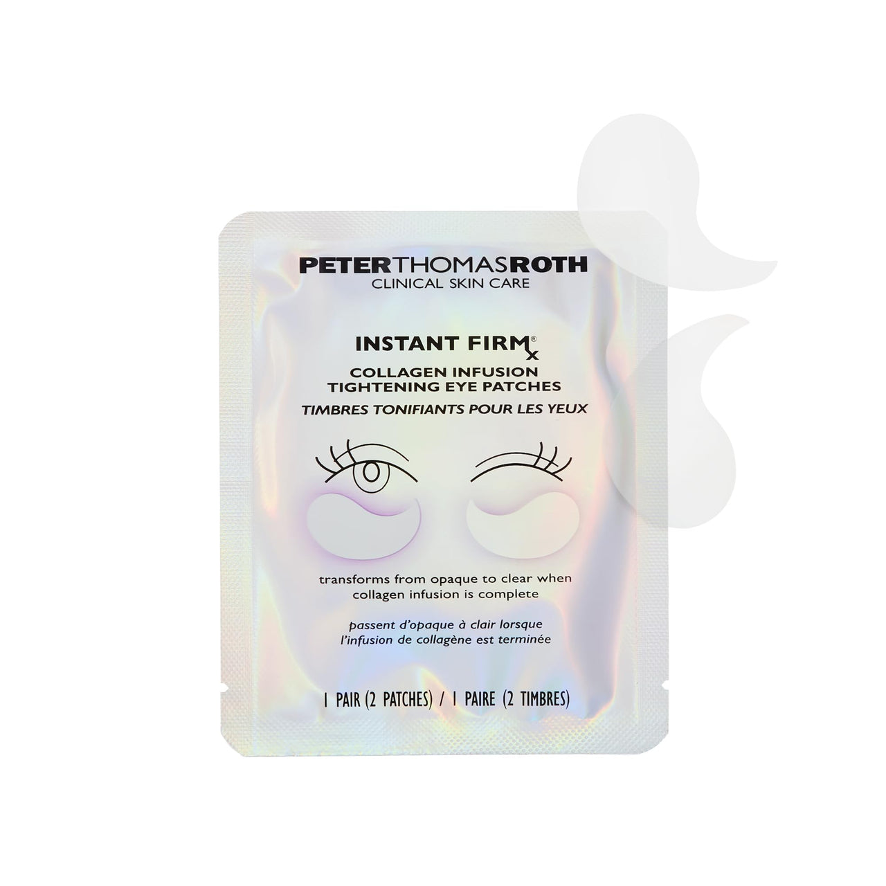 Peter Thomas Roth | Instant FIRMx® Collagen Tightening Eye Patches | Eye Patches For Firming Under-Eye Bags & Wrinkles | Eye Masks For Puffiness