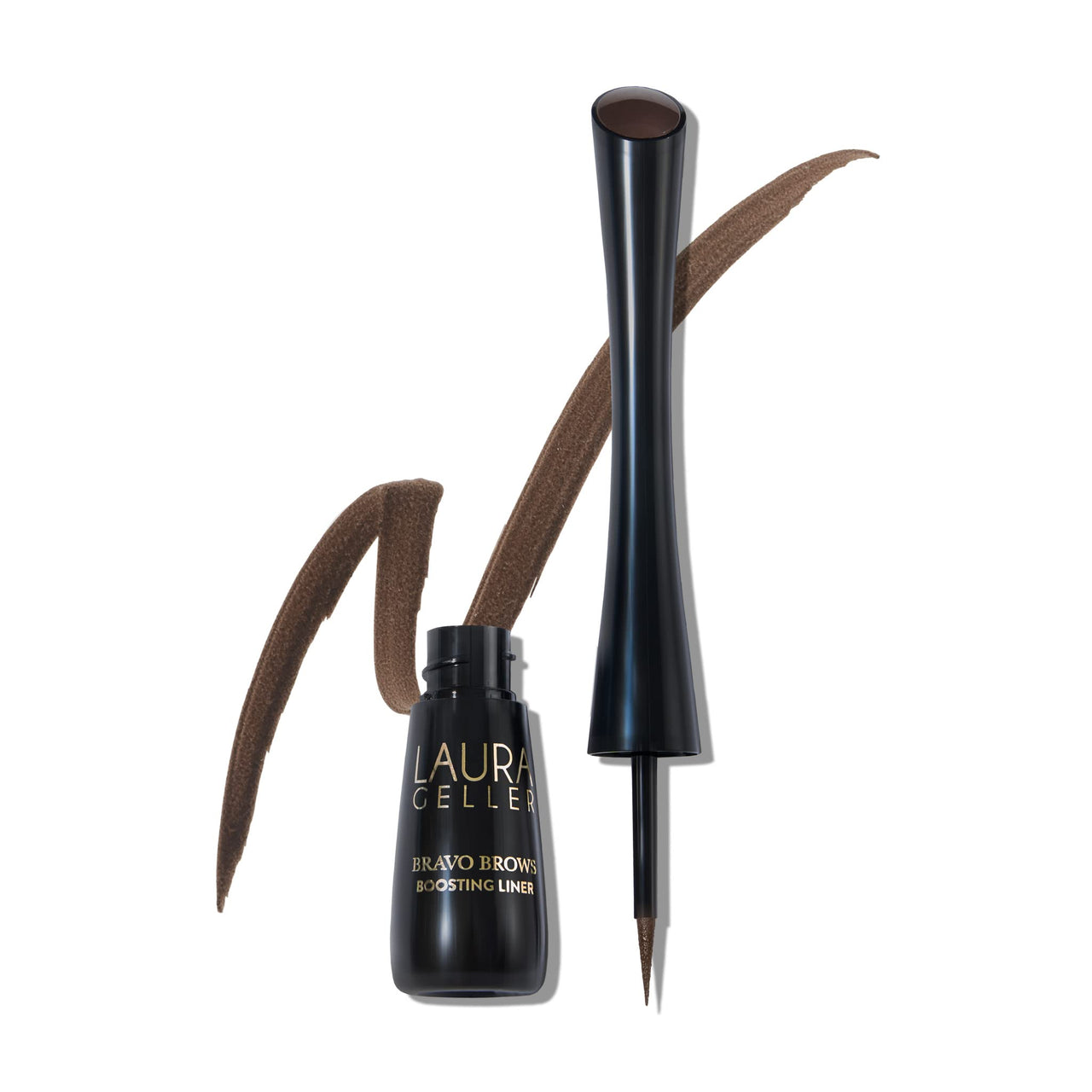 LAURA GELLER NEW YORK Bravo Brows Boosting Liner, Dark Brown