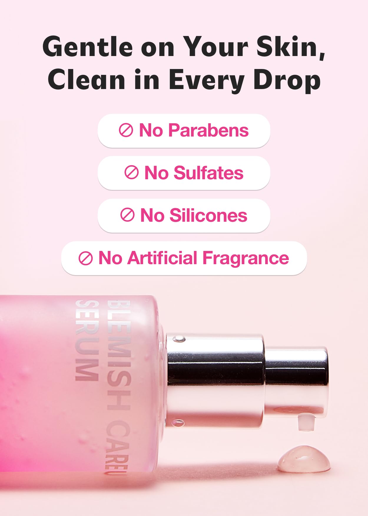 ISOI Blemish Care Up Serum for Face, Vegan Hydrating Serum for Smooth & Glass Skin Effect, Skin Barrier & Moisture Balance for Women, Arbutin & Rose Otto Oil, Korean Skin Care (0.85 fl. oz, 25ml)
