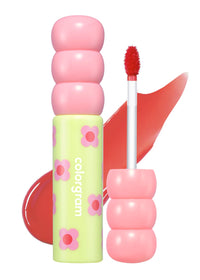Thumbnail for COLORGRAM Fruity Glass Tint 02 Dewy Grapefruit | Korean Long Lasting & Waterproof Lip Stain | Glossy Lip Gloss with Subtle Orange Shade | Buildable, Blendable, Moisturizing, Non-Sticky | 0.11 Oz