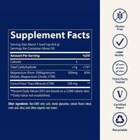 Thumbnail for Trace Minerals | Stress-X Magnesium Powder | Stress Relief, Regularity, Relax, Sleep, Energy, Relaxes Muscles, Cell Function | Non-GMO, Gluten Free, and Certified Vegan | Raspberry Lemon Flavor|8.5 oz