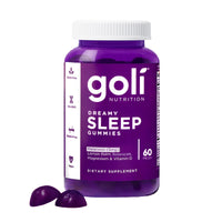 Thumbnail for Goli Dreamy Sleep Gummy - 60 Count - Melatonin, Vitamin D, Magnesium, and Lemon Balm Extract - Gelatin-Free, Gluten-Free, Vegan & Non-GMO