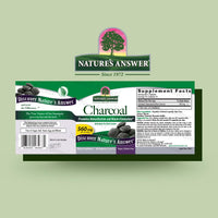 Thumbnail for Nature's Answer Activated Charcoal 90-Capsules | Naturally Promotes Detoxification & Waste Elimination | Vegan, Gluten & Alcohol-Free, No Preservatives | Single Count