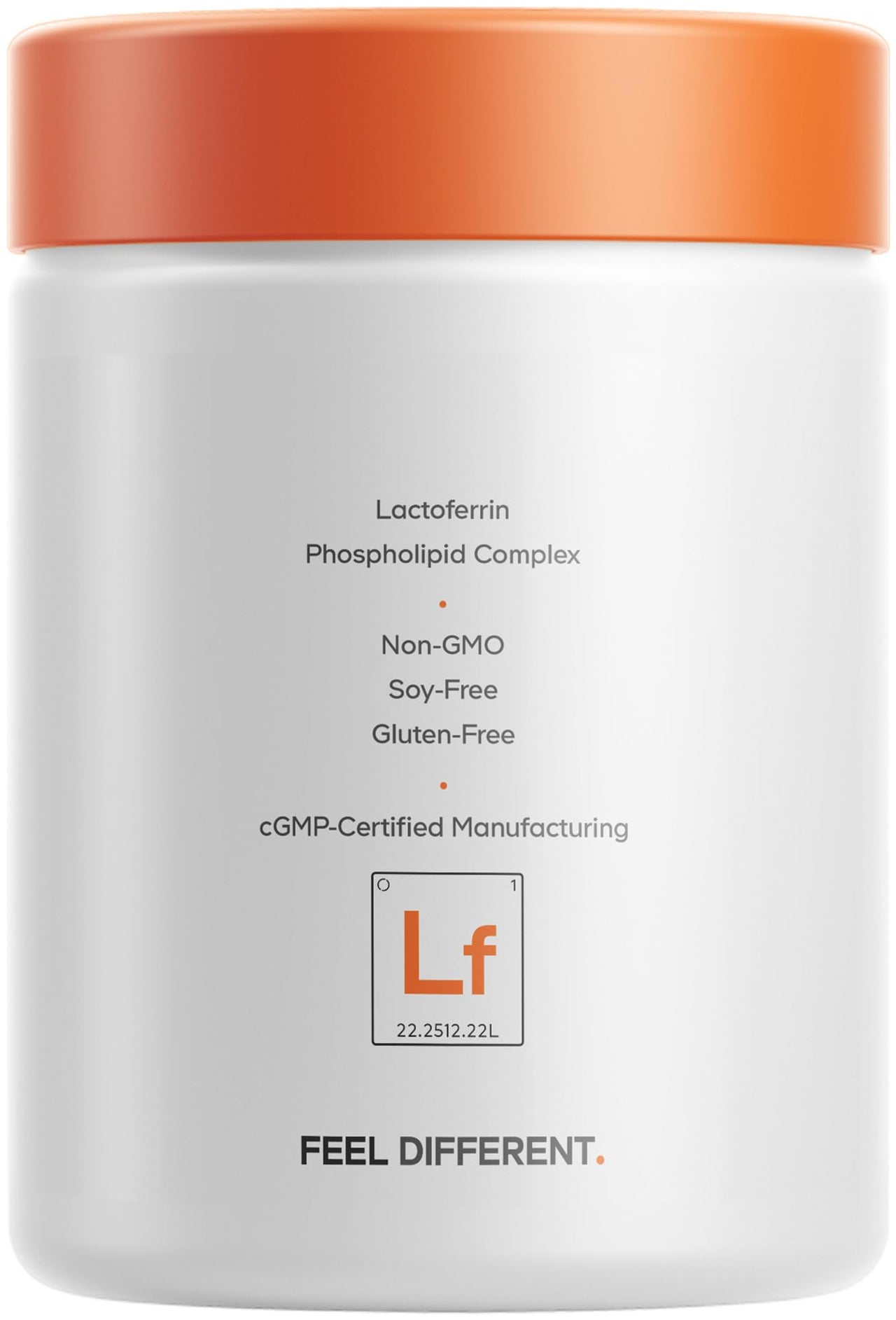 Codeage Liposomal Lactoferrin Supplement - Bovine Lactoferrin 300 mg and Vitamin C - Liposomal Delivery, Non-GMO - 60 Capsules