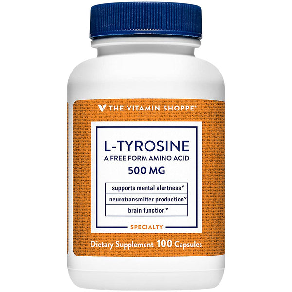 The Vitamin Shoppe L-Tyrosine 500 (100 Capsules) (100 Capsules)