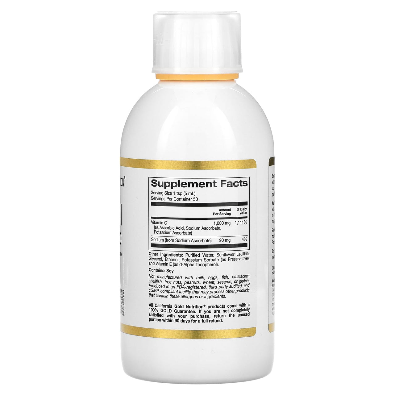 California Gold Nutrition Liposomal Liquid Vitamin C, 1,000 mg, 250 ml