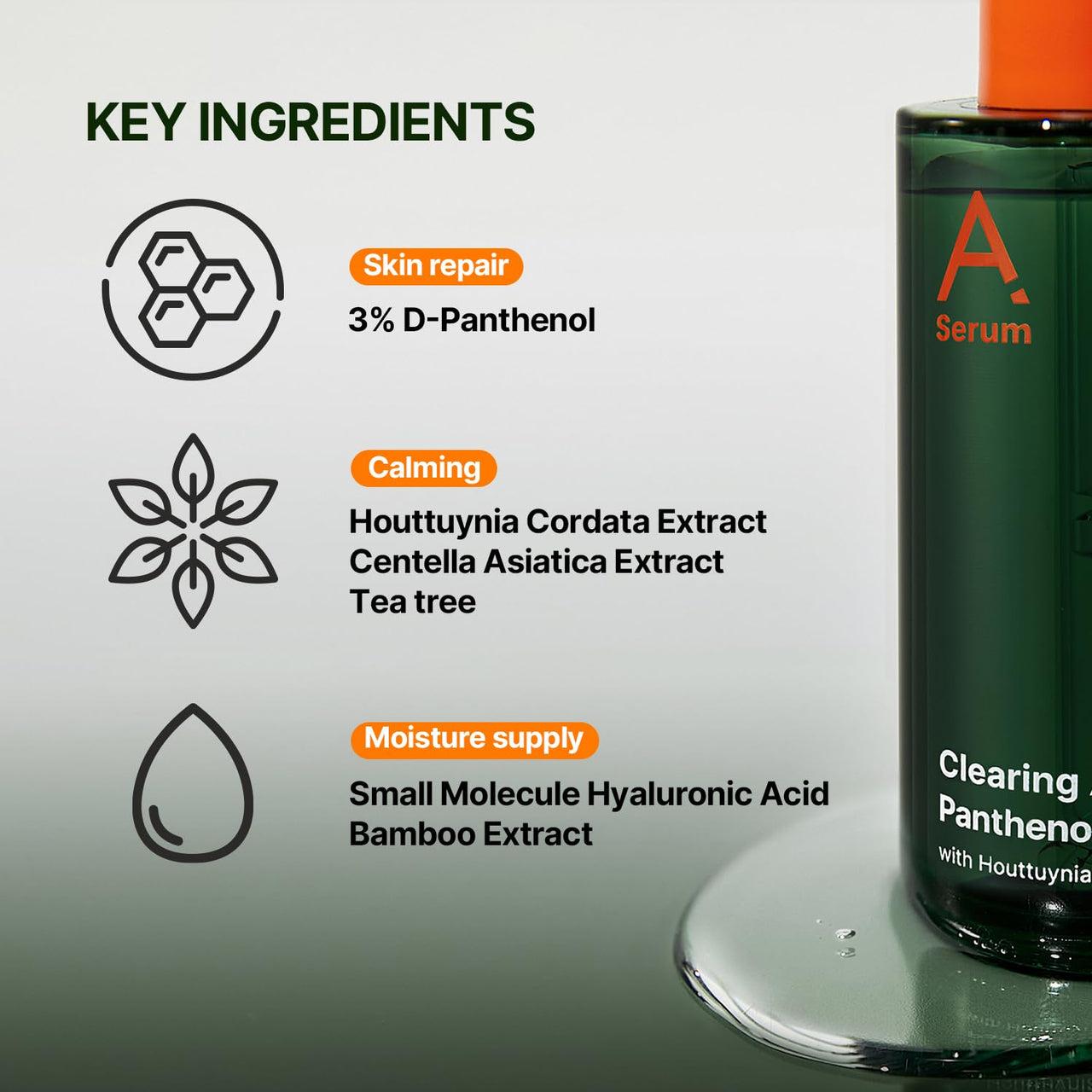 MEDITHERAPY A Clearing Serum (1.69 fl.oz), Pore Tightening, D-Panthenol Vegan Serum for acne-prone skin, Korean Skincare, K-beauty