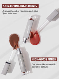 Thumbnail for SHEGLAM Glaze Daze Lip Gloss Shiny Tinted Lip Gloss High Gloss Finish Plumping Lip Care Nourishing Not Easy to Fade Liquid Lip Cosmetics-Jammy
