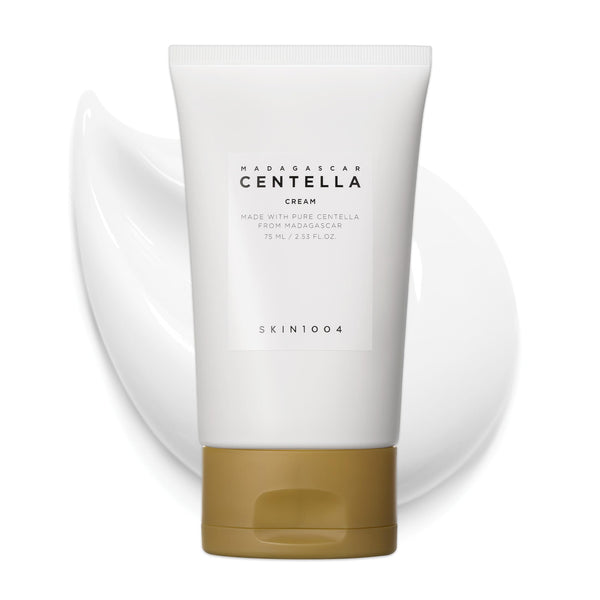 SKIN1004 Madagascar Centella Cream, 2.54 fl.oz, 75ml, Korean Face Moisturiser with Centella Asiatica, Face Cream with Panthenol & Shea Butter, Face Moisturizer for soothing, Daily Korean Skincare