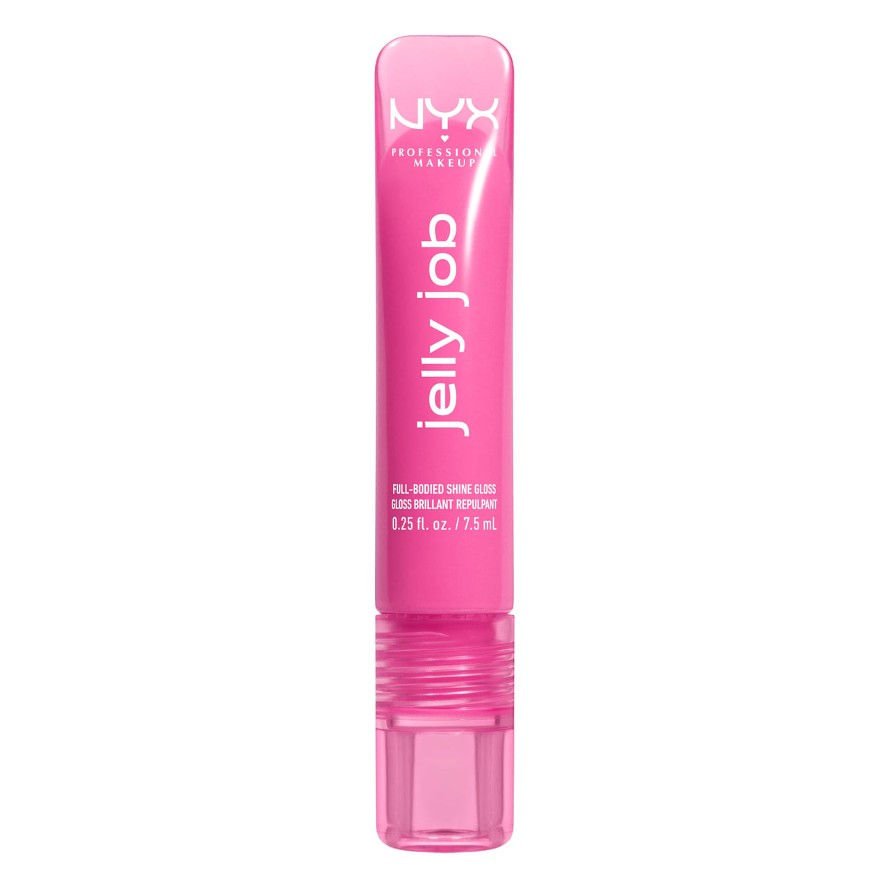 NYX PROFESSIONAL MAKEUP Jelly Job Lip Gloss, Lip Tint Gloss with Full-Bodied, Smoothing, and Hyper-Glossy Shine - Jelly Icing (Icy Lilac)