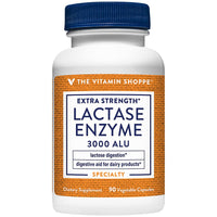Thumbnail for The Vitamin Shoppe Extra Strength Lactase Enzyme Digestive Aid (90 Vegetable Capsules)