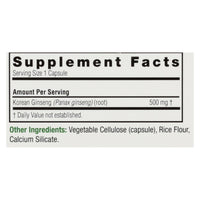 Thumbnail for Nature's Answer Korean Ginseng | Supports Focus & Memory | Vegan, Gluten-Free, Non-GMO & Kosher Certified | 50ct