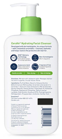 Thumbnail for CeraVe Hydrating Facial Cleanser, 12 Fluid Ounce