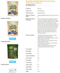 Thumbnail for Wildly Natural Cat Treats, Tuna Flavor, 2.5 oz