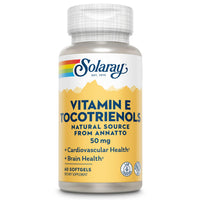 Thumbnail for SOLARAY Vitamin E Tocotrienols 50mg | Healthy Brain Function Support | Soy Free | 50ct