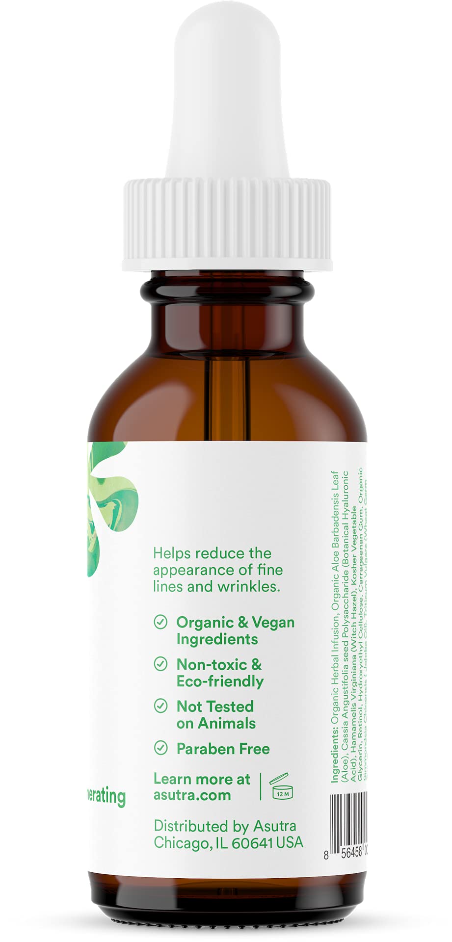 ASUTRA Face Serum Variety Pack, 3 Products - 1 fl oz 2.5% Retinol, 1 lf oz 20% Vitamin C, 1 fl oz Hyaluronic Acid Face Serum