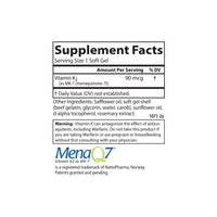 Thumbnail for Carlson - Vitamin K2 MK-7 (Menaquinone), 90 mcg, Bone Support, Calcium Bioavailability, K2 Vitamin, Vitamin K-2, 60 Softgels
