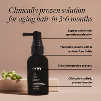 Thumbnail for Arey To The Root Hair Serum for Women & Men | Slows Grey Hair Growth & Preserves Pigment in 3–6 Months | Anti Grey Scalp Serum for Healthier, Fuller-Looking Hair | Vegan & Oil-Free Formula (1 Month)