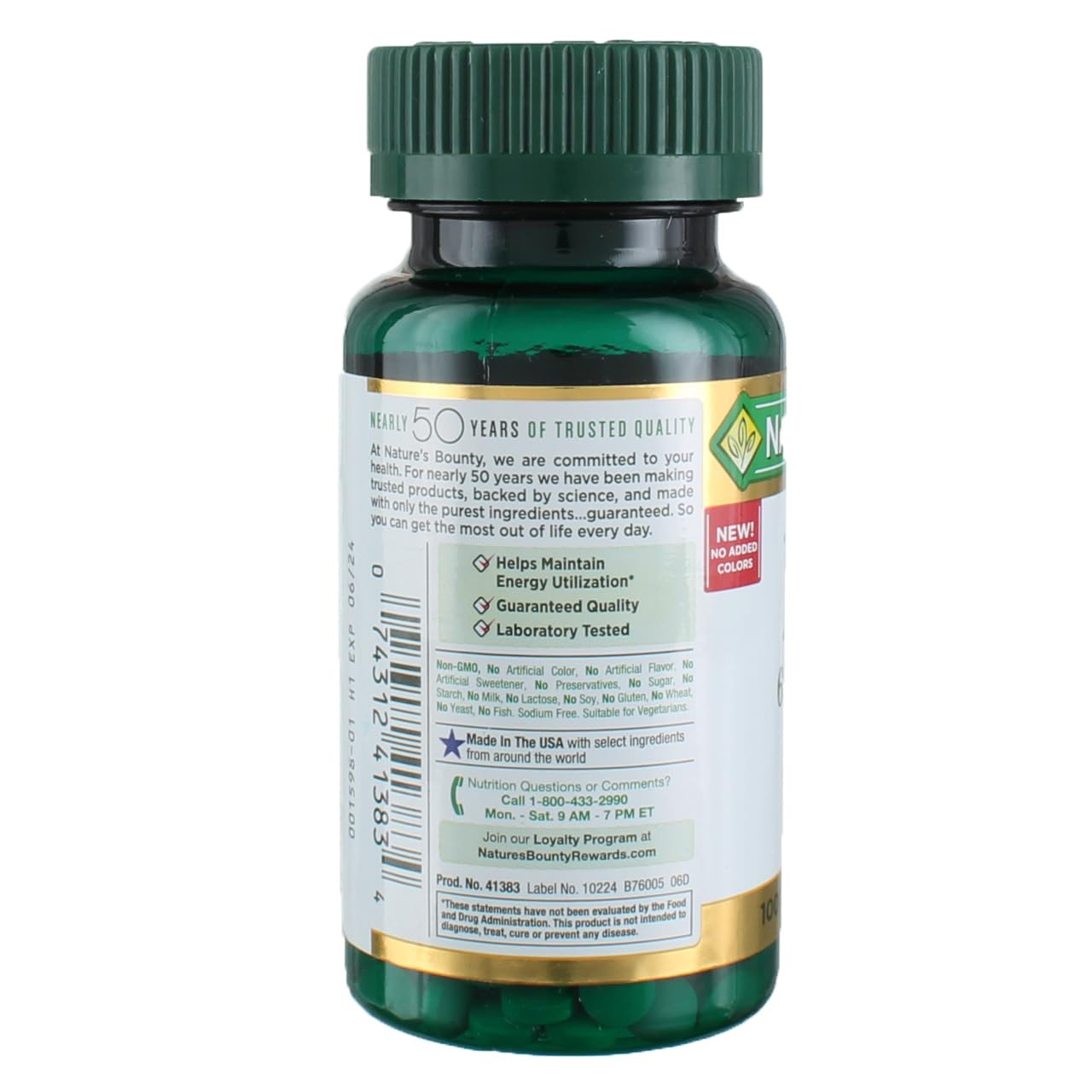 Nature's Bounty Iron 65 mg Tablets 100 Tablets, 100 Each, 3-Pack