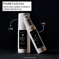 Thumbnail for Naturium Vitamin C Super Serum Plus Jumbo, Smoothing Face Care, plus Retinol, Hyaluronic Acid, Niacinamide & Salicylic Acid, 2 oz
