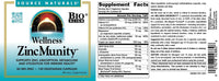 Thumbnail for Source Naturals Wellness ZincMunity, Supports Zinc Absorbtion, Metabolism, and Utlization for Immune Health*, 50 mg Zinc - 120 Vegetarian Capsules