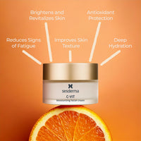 Thumbnail for Sesderma C-VIT Moisturizing Facial Cream, Fight Aging with Vitamin C Antioxidants, Diminish Fine Lines & Revitalize Skin, 1.7 fl oz
