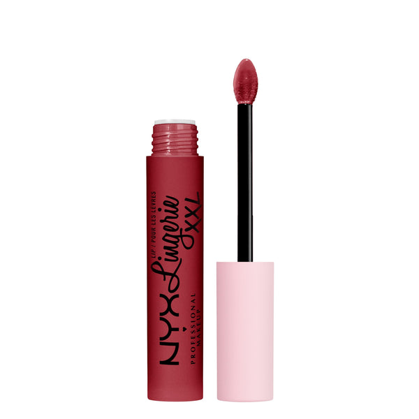 NYX PROFESSIONAL MAKEUP Lip Lingerie XXL Matte Liquid Lipstick - It's Hotter (Warm Mahogany Red)