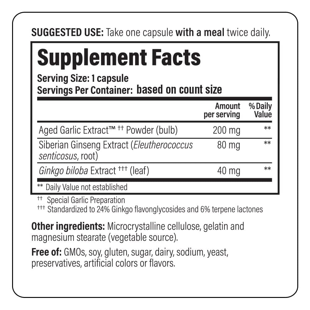 Kyolic Specialty Series Brain Memory, for Concentration & Recall*, 90 Capsules