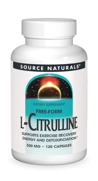 Thumbnail for Source Naturals L-Citrulline - Supports Exercise Recovery, Energy and Detoxification*, 500 mg - 120 Capsules