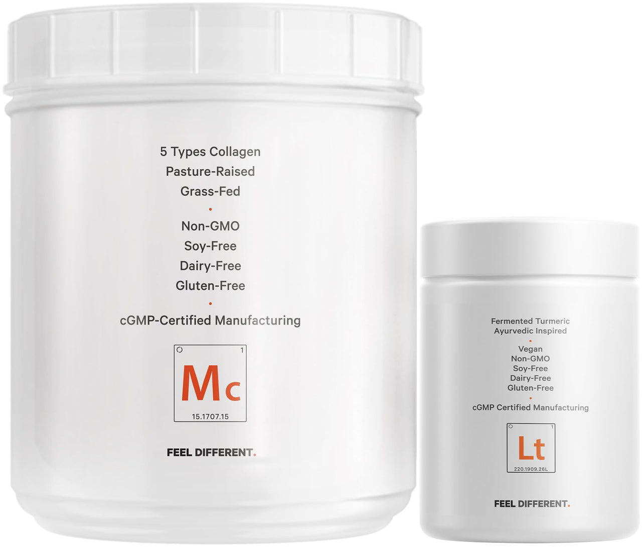Joint & Immune Support Duo: Collagen Peptides Powder and Turmeric