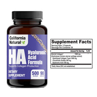 Thumbnail for California Natural Hyaluronic Acid Formula Capsules, 90 Count