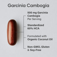 Thumbnail for Sports Research Garcinia Cambogia Extract (60% HCA) with Extra Virgin Organic Coconut Oil | Non-GMO, Soy & Gluten Free (90 Liquid Softgels)