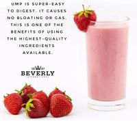 Thumbnail for Beverly International UMP Protein Powder, Strawberry. Unique Whey-Casein Ratio Builds Lean Muscle. Easy to Digest. No Bloat. (32.8 oz) 2lb .8 oz