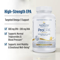 Thumbnail for Nordic Naturals ProEPA, Lemon - 180 Soft Gels - 1210 mg Omega-3 - High-Intensity EPA Formula for Healthy Mood, Heart Health & Cellular Function - Non-GMO - 90 Servings