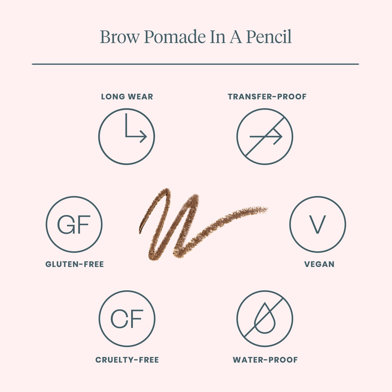 WONDERSKIN Eyebrow Pencil - Sharpenable Brow Pencil For Natural Looking Brows, Brown Eye Makeup, Long Lasting Eyebrow Pomade (Brunette)