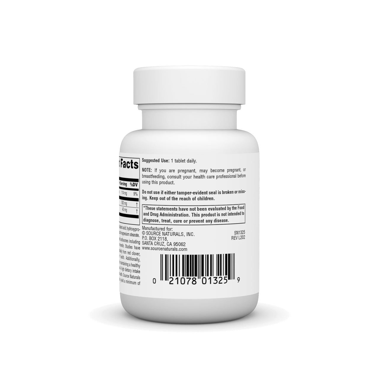 Source Naturals Red Clover Extract, 500 Mg Tablet, 30 Count