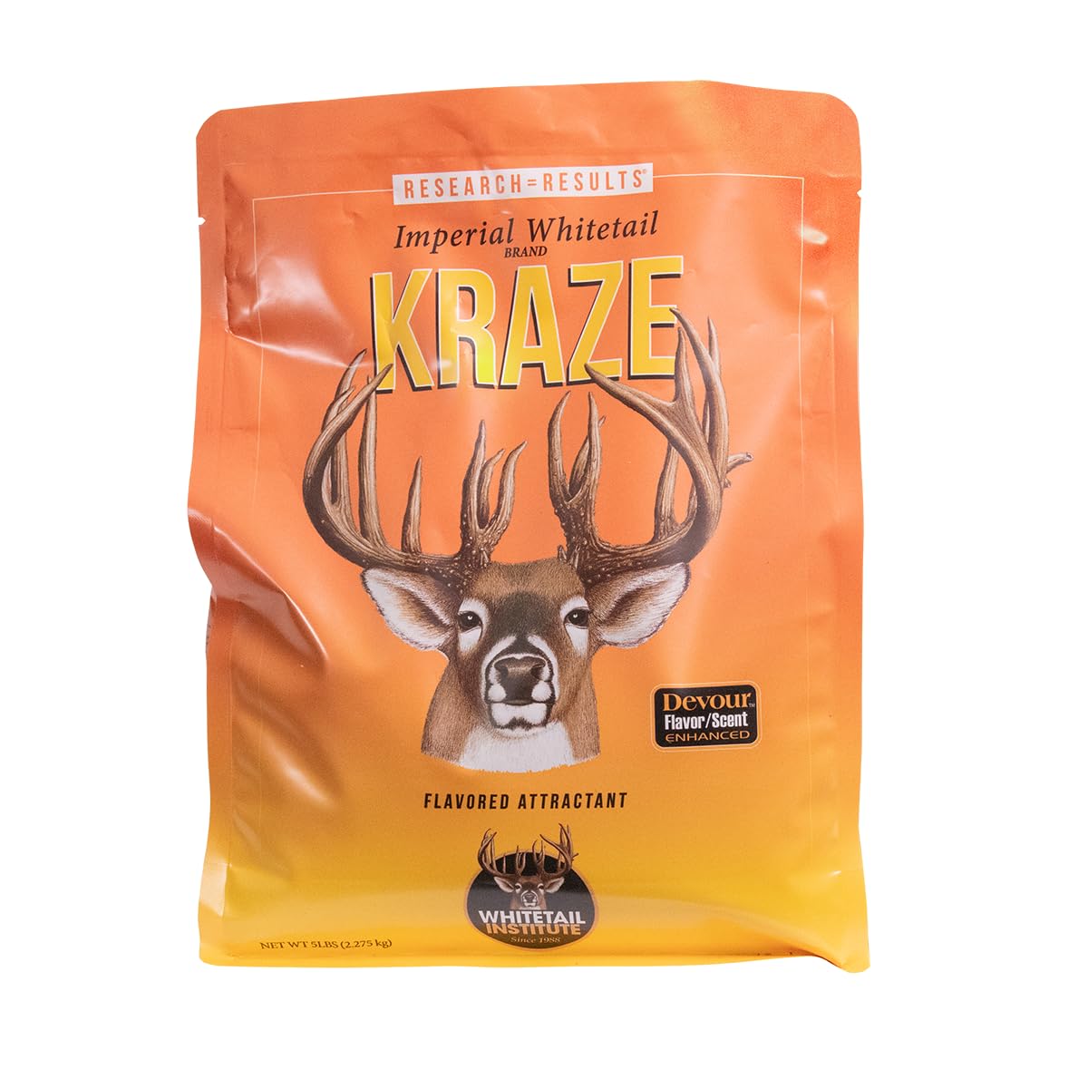 Whitetail Institute Kraze Flavored Deer Attractant - Contains Multiple Scent and Flavor Enhancers to Easily Attract and Hold Deer - Extremely Easy to Use, 5-Pound Bag