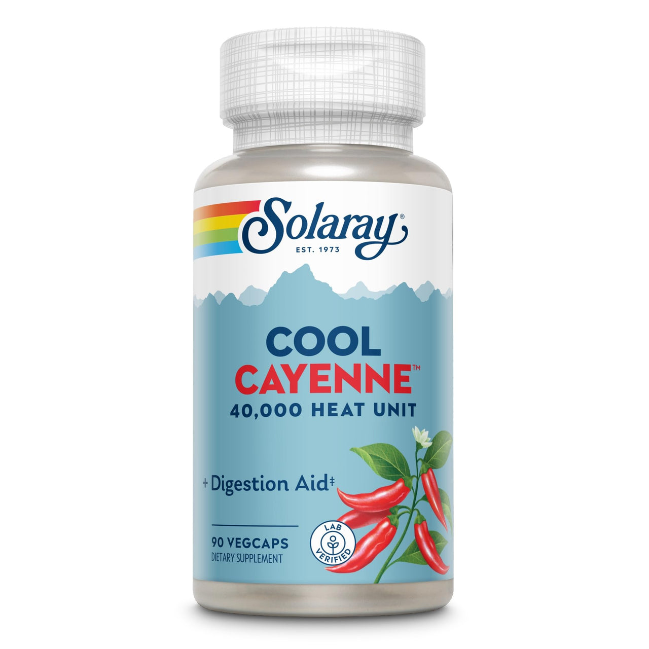 Solaray Cool Cayenne, 90 Capsules