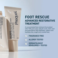 Thumbnail for Prequel Skin Foot Rescue, Professional Foot Treatment with 15% Urea + Salicylic Acid. Advanced Cream For Dry Cracked Feet. Clinical-Grade Moisturizer. 1.7oz