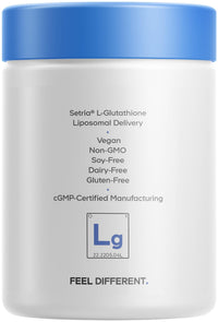 Thumbnail for Codeage Liposomal Glutathione Supplement - Pure Reduced Setria L-Glutathione, Liposomal Delivery, Phospholipid Complex - Encapsulated Glutathione Powder Pills - Vegan, Non-GMO - 60 Capsules