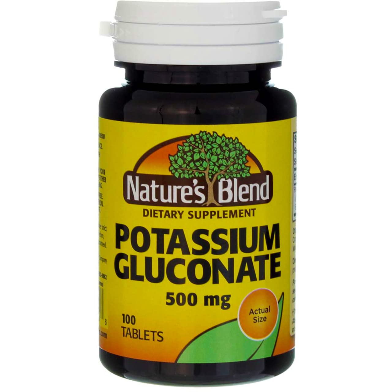 Nature's Blend Potassium Gluconate 500 mg 100 Tabs