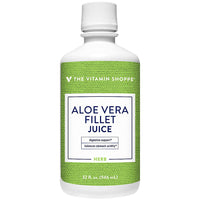 Thumbnail for The Vitamin Shoppe Organic Aloe Vera Fillet Juice - No Water Added - Soothing for Digestive Discomfort (32 Fluid Ounce)