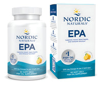 Thumbnail for Nordic Naturals EPA, Lemon - 60 Soft Gels - 1210 mg Omega-3 - High-Intensity EPA Formula for Positive Mood, Heart Health & Healthy Immunity - 30 Servings